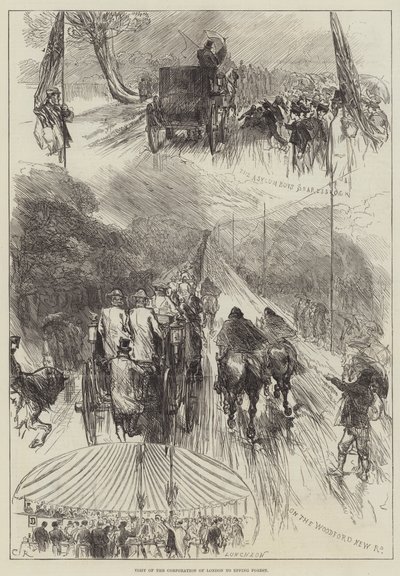 Visita de la Corporación de Londres a Epping Forest de Sir John Charles Robinson